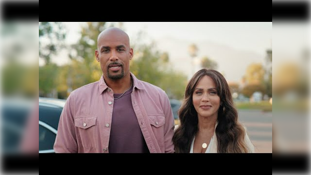 Celebrity couple Boris Kodjoe and Nicole Ari Parker