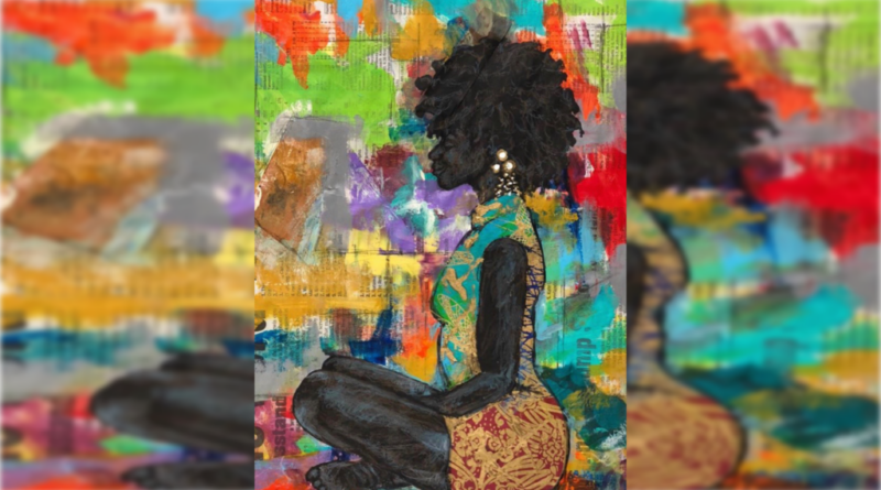 Painting of Black woman