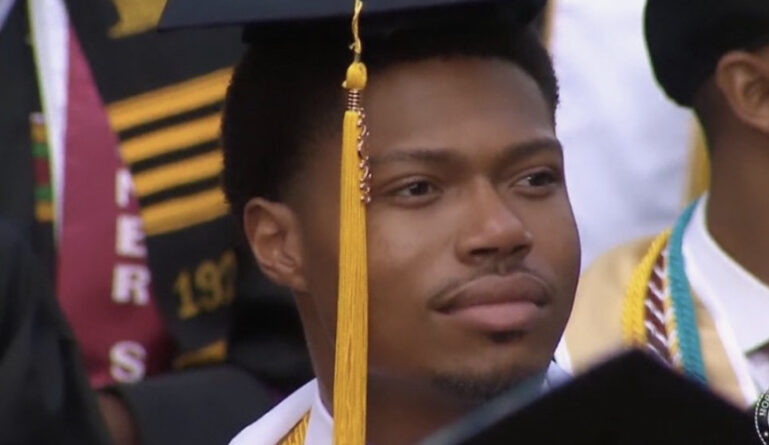 Jalen Brown, Morehouse, journalism, degree, graduate