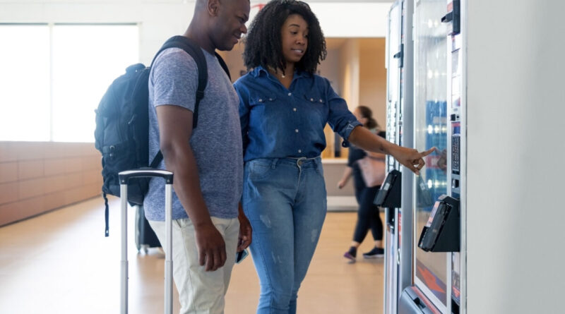 haircare, hair, vending machine, college, students, Black, women,