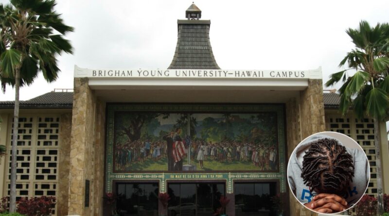 Black Student, Locs, Brigham Young University-Hawaii, Laie, Oahu, Hawaii