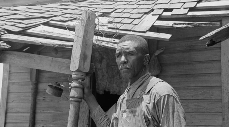 Black Americans, Landowner, Tenant farmer on his front porch, Taxes