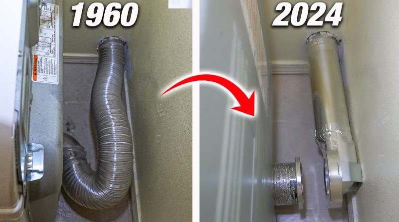 This GENIUS Dryer Vent Hose Connection Upgrade Is A MUST For Home DIYers! EASY How To Install!